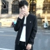 Áo khoác Playboy VIP nam Slim phiên bản Hàn Quốc của quần áo thủy triều mùa xuân và mùa thu giản dị nam thanh niên áo khoác mỏng - Áo khoác áo khoác nam trung niên Áo khoác