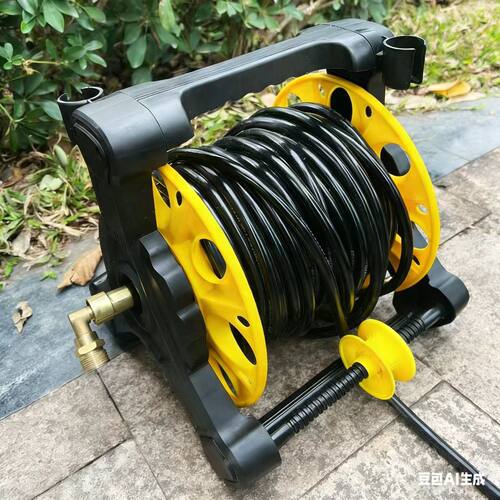 万吉洗车机卷管器高压水管收卷器收纳架自动排管钢丝防爆高压清洗 - 图0