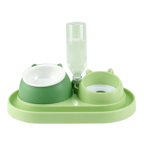 Кошачья чаша керамическая автоматическая питьевая вода кошачья кастрюля двойная миска для защиты шейки матки кошачья кошачья миска для кошачья миска медленная пищевая миска