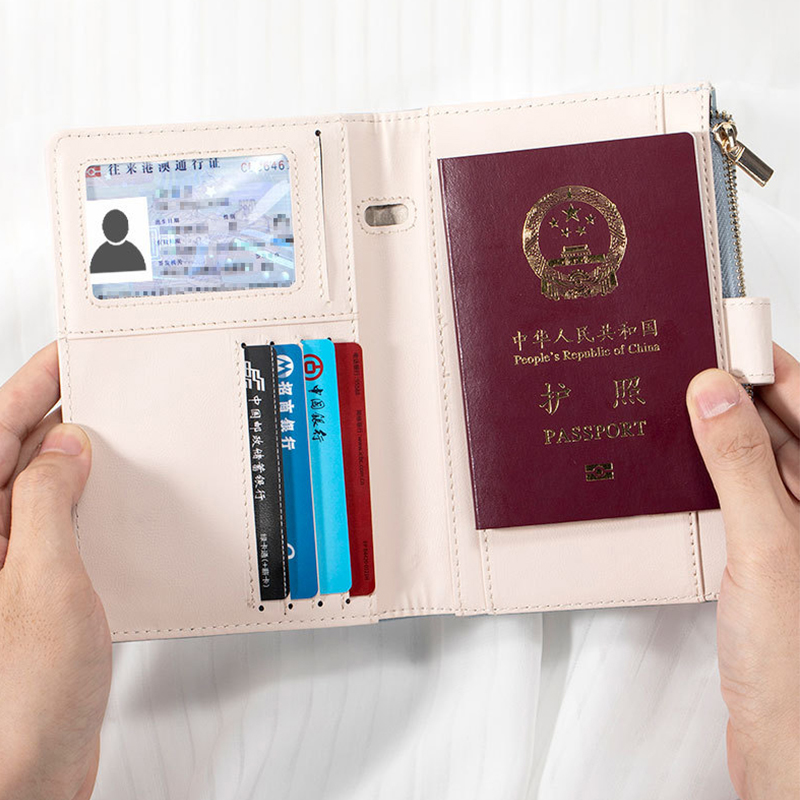 护照保护套高级passportcase旅行证件包登机牌收纳包留学生护照夹