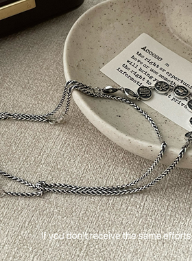 S925纯银吉祥八宝金刚杵肖邦项链藏式复古吉祥百搭高级时尚重工