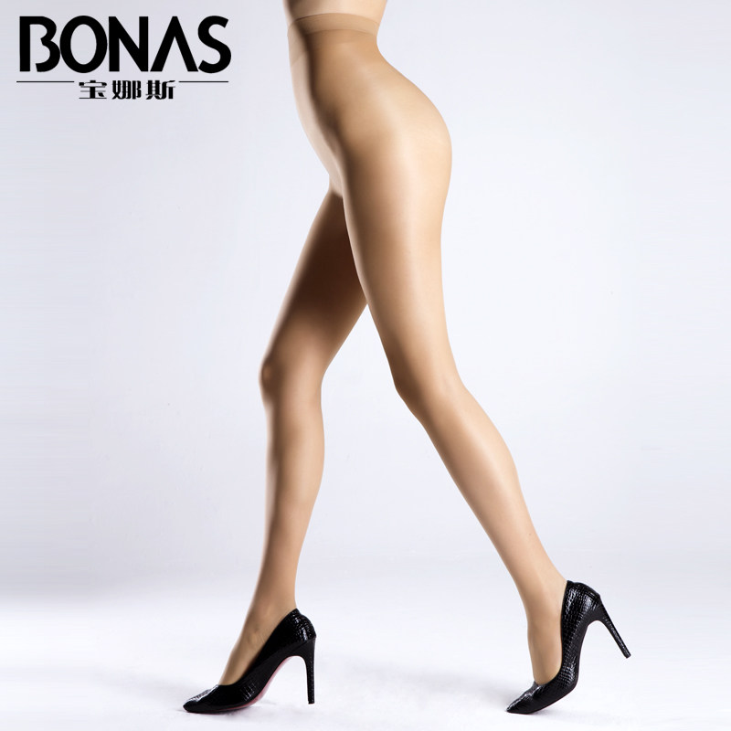 宝娜斯春秋季t档性感超薄款连裤袜 bonas宝娜斯联惠短袜/打底袜/丝袜/美腿袜