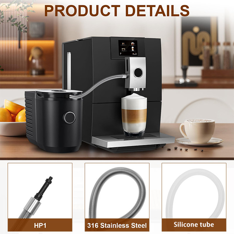 适用JURA优瑞全自动意式咖啡机牛奶泡管HP1接头配件杯WE8,淘宝优惠券,粉丝福利购,淘宝优惠卷