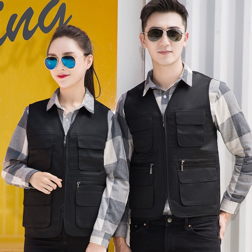 Страхование труда много -карманная фотофотография директор репортер репортер свадебный жилет