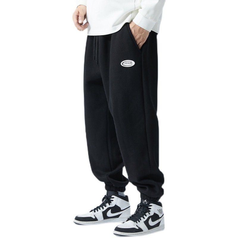 大码休闲裤男春季加肥加大胖子加绒宽松运动简约束脚收脚卫裤潮,淘宝优惠券,粉丝福利购,淘宝优惠卷