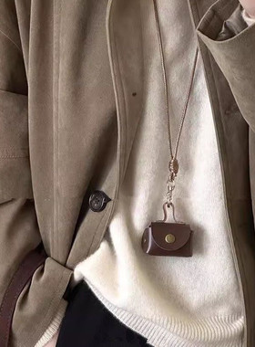 皮质包包毛衣链项链女