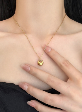 金坨坨小胖福金墩墩小可爱项链