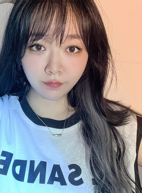 小众设计茄子项链女ins钛钢