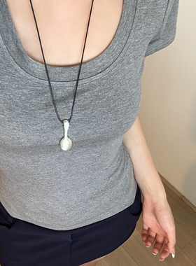 2025新款个性勺子吊坠长款项链