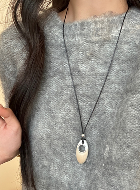 2025新款欧尼同款水滴吊坠项链