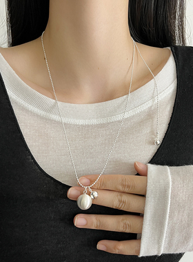 法式复古高级感锁骨链