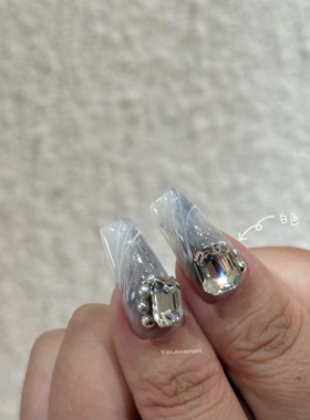 美甲长方八角钻美甲钻