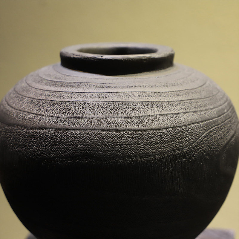 侘寂风黑色树脂花瓶禅意宋韵摆件民宿复古木纹咖啡厅家居桌面装饰,淘宝优惠券,粉丝福利购,淘宝优惠卷