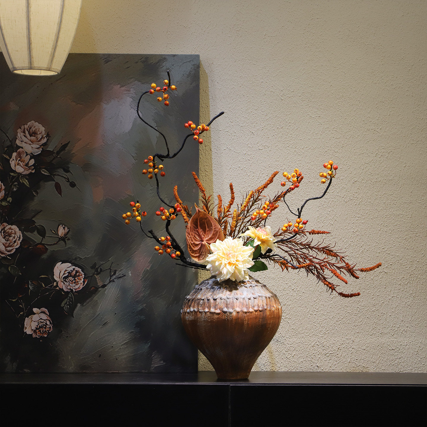 复古陶瓷手工花瓶法式中古摆件民宿酒店玄关禅意插花新中式装饰品,淘宝优惠券,粉丝福利购,淘宝优惠卷