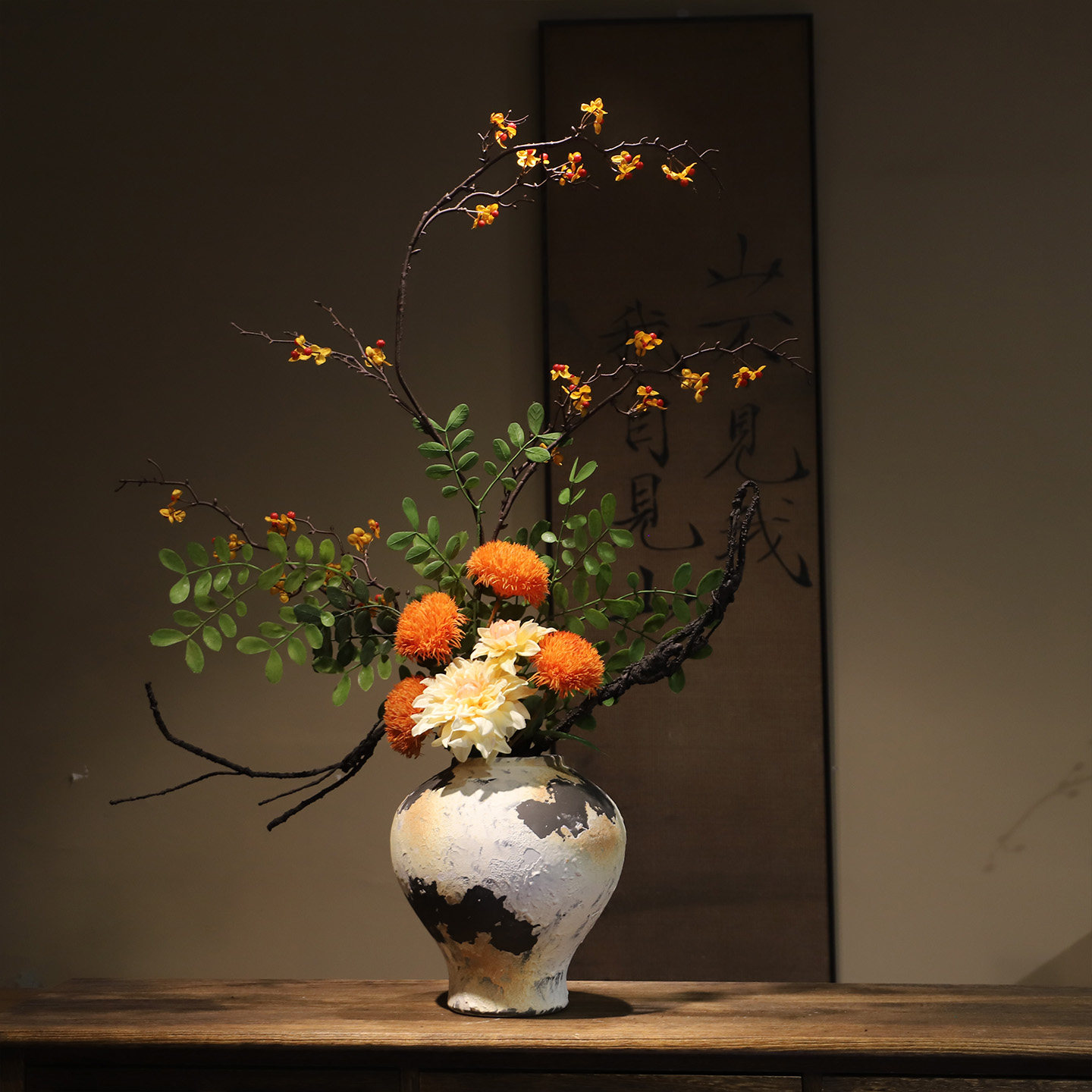 宋代美学陶瓷花瓶禅意摆件新中式民宿酒店设计师高级法式侘寂装饰,淘宝优惠券,粉丝福利购,淘宝优惠卷