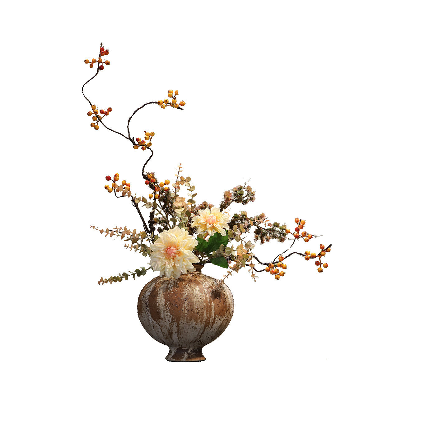 陶瓷复古花瓶新中式宋代美学禅意摆件法式民宿酒店侘寂创意装饰品,淘宝优惠券,粉丝福利购,淘宝优惠卷