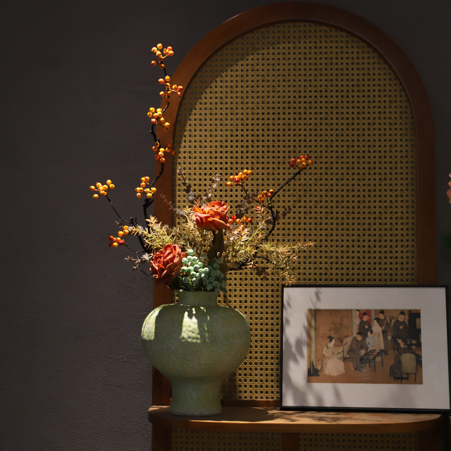 陶瓷花瓶中古风法式摆件电视柜玄关壁龛民宿酒馆设计师新中式宋韵,淘宝优惠券,粉丝福利购,淘宝优惠卷