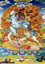 Custom Indignant Lotus Artist Portrait Dorje Zulle Statue of the Buddha Painted Photographic Paper bifacial plastic-plastic Donka Knot