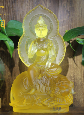 琉璃文殊菩萨寺院居家工艺品