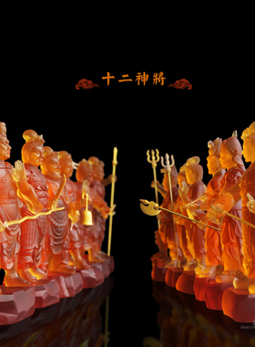 东方琉璃坛城菩萨十二神将药师佛