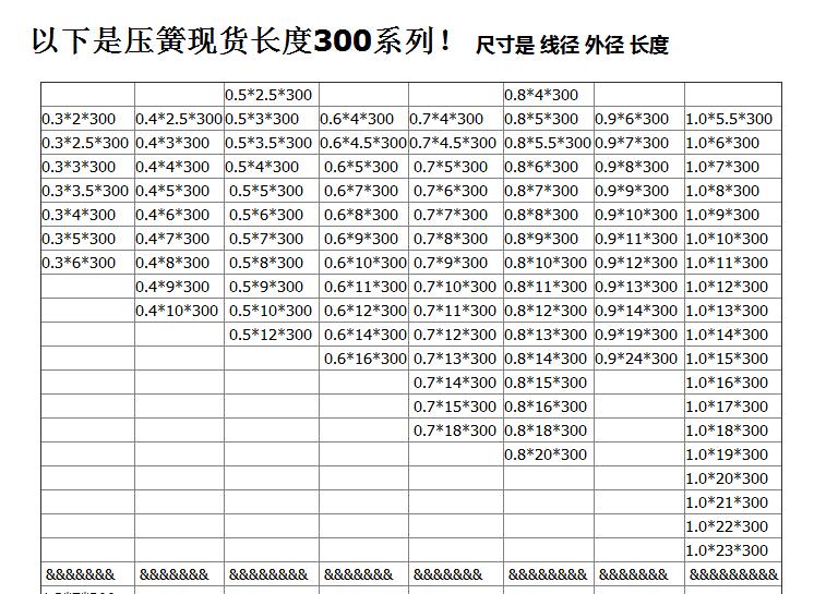 压簧300长弹簧钢大小弹簧压力压簧压缩弹黄回位Y型线径0.3-5弹王-图0