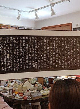 陕西特色碑林石刻兰亭序书法拓片