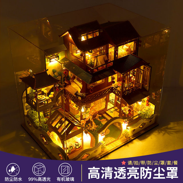 Villa handmade architectural splicing gift model
