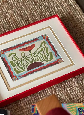 现代多巴胺法式复古高级感艺术画