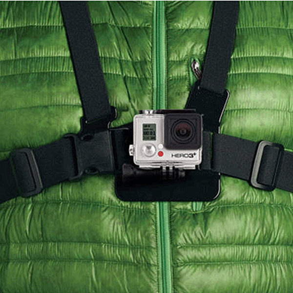 Gopro10 978MAX运动相机胸带 3向调节底座小米山狗胸前固定安装件 - 图0