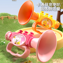 Small trumpeter baby baby toy can blow a musical instrument 0-3 years 1 whistle for a whistle and a harmonica blow 2