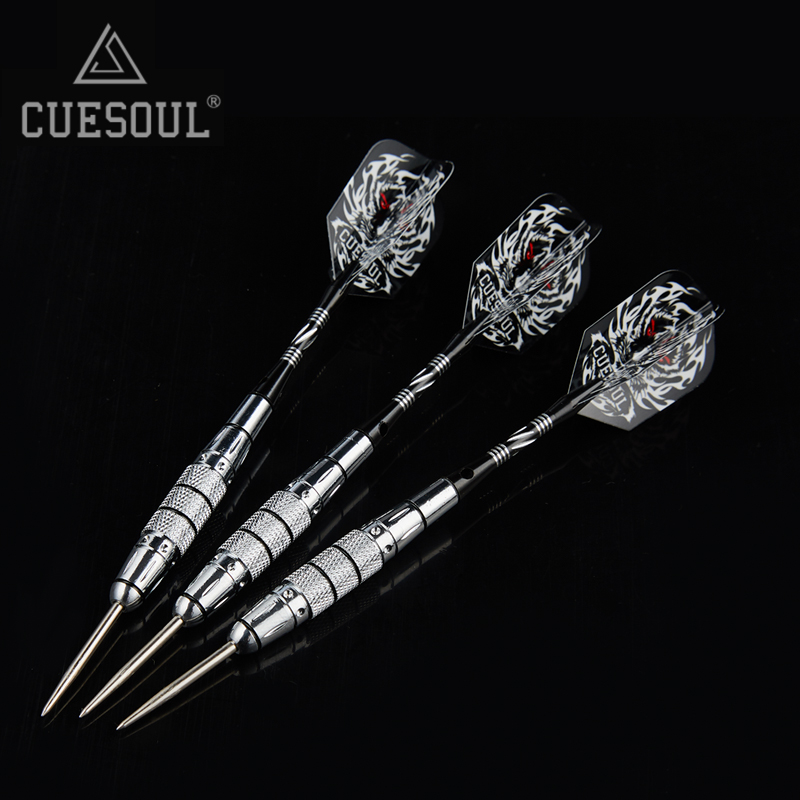 CUESOUL/Q獣3支装硬靶专用金属飞标专业赛级酒吧耐摔飞镖钢针套装 - 图3