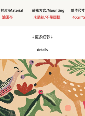 【一口价】插画师Abbie Rosie英文花朵客厅装饰画挂画复刻版画芯