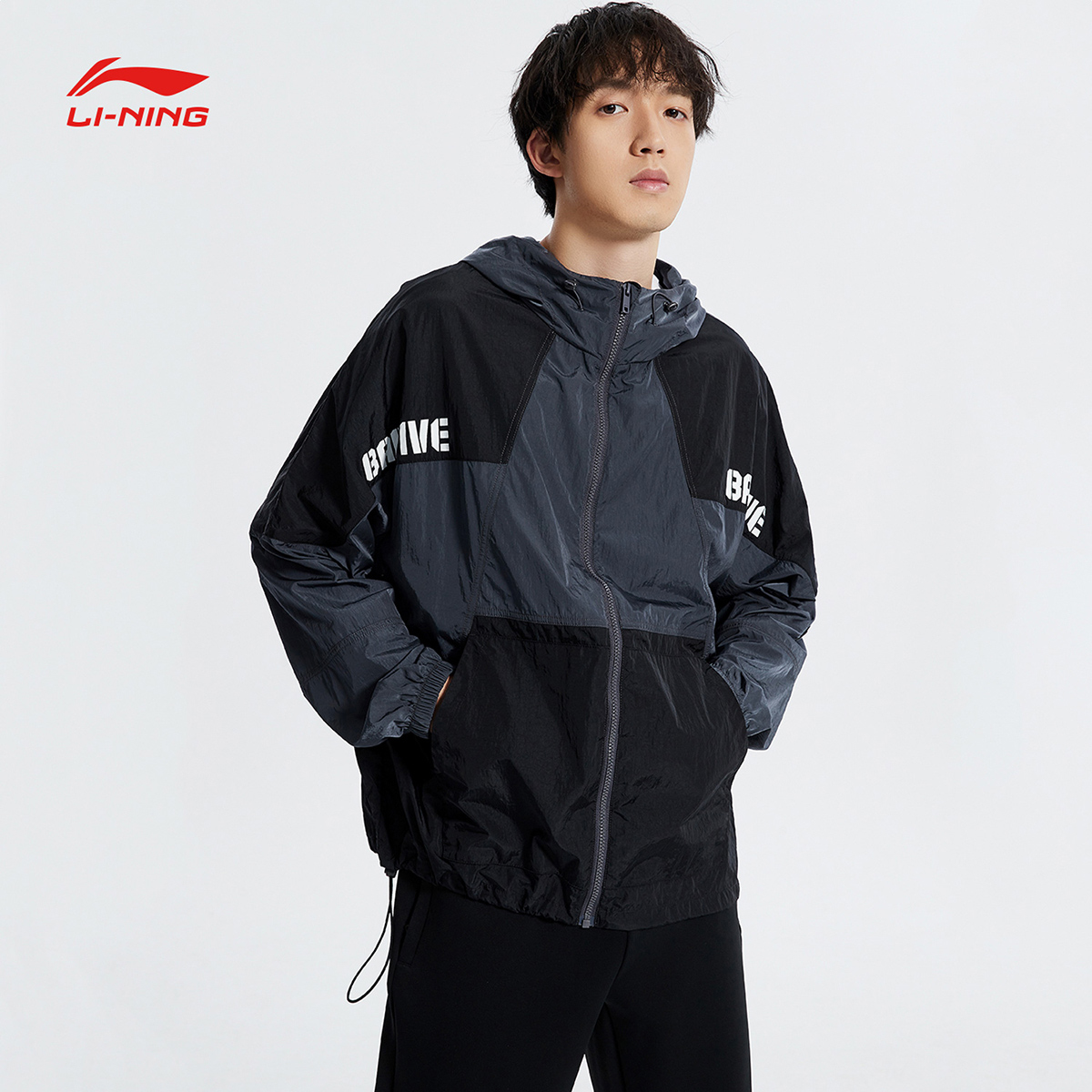 AFDQ213 2020 李宁外套男春秋国潮风衣 年新款正品连帽夏季运动服 AFDQ213 2020 李宁外套男春秋国潮风衣 年新款正品连帽夏季运动服