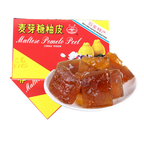 广东东莞特产江南麦芽糖柚皮正宗蜜饯柚子皮糖果脯零食手信礼盒 - 图3