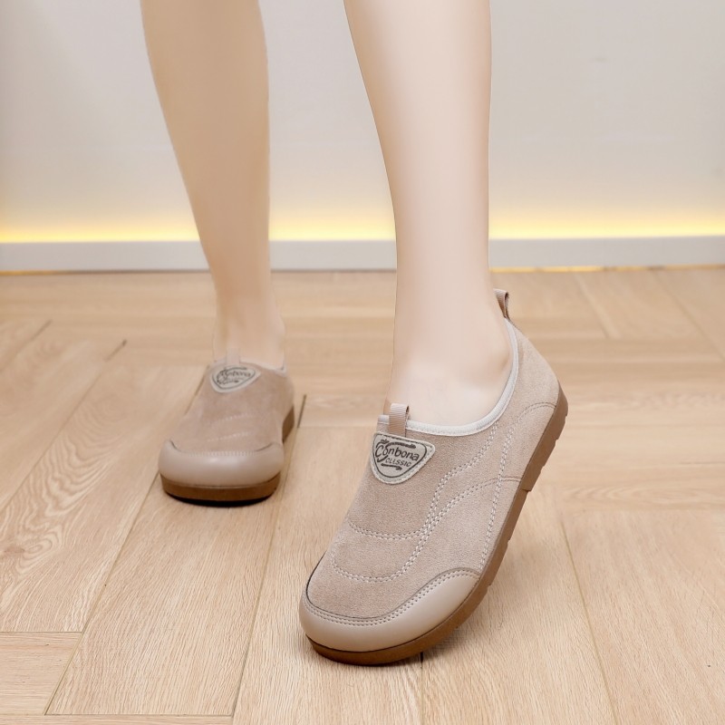 2026新款勃肯鞋女软底一脚蹬时尚休闲鞋百搭懒人鞋女布鞋单鞋平底,淘宝优惠券,粉丝福利购,淘宝优惠卷