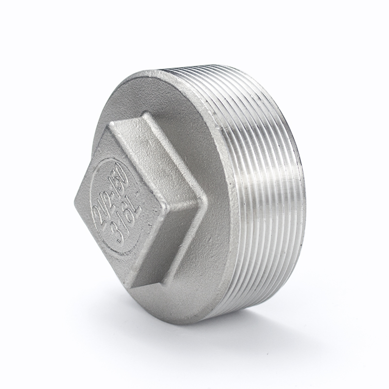 316L不锈钢堵头不锈钢丝堵/丝扣堵头/塞头闷头1分2分3分4分6分1寸 - 图0