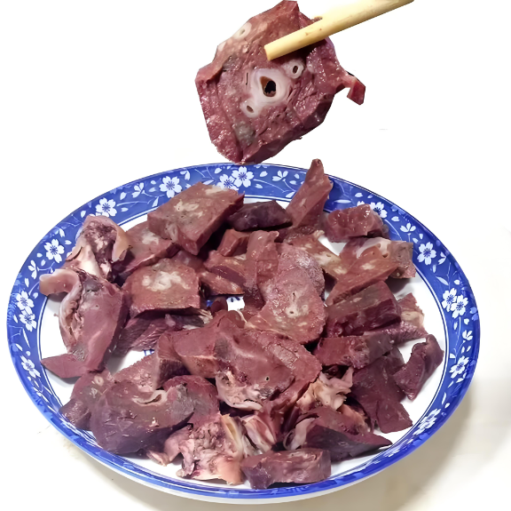 Fresh frozen pork lungs fresh black pork