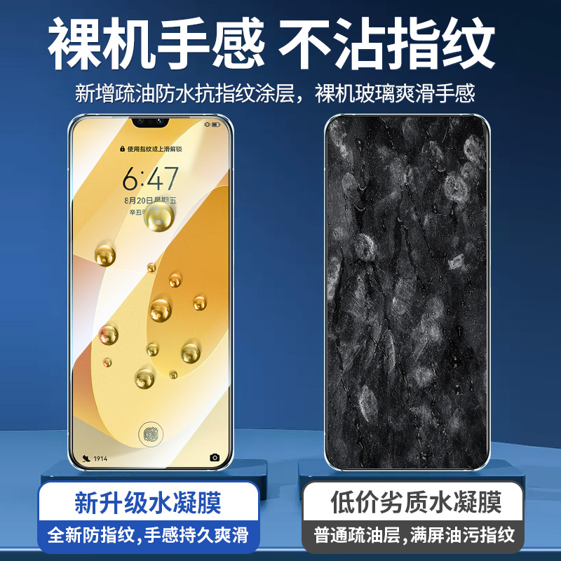 适用vivos12手机膜s12pro水凝膜适用vivo的软膜新款全屏覆盖全包边防摔por无白边新品vovos防爆pr0保护贴膜 - 图2