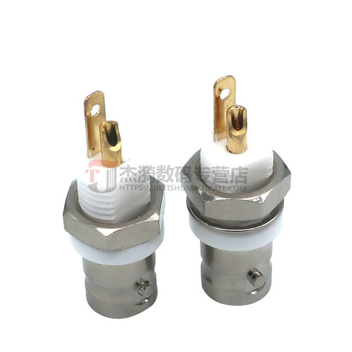 全铜绝缘BNC-50KY母座BNC-KY BNC直白胶BNC面板连接器Q9-50KY插座 - 图3