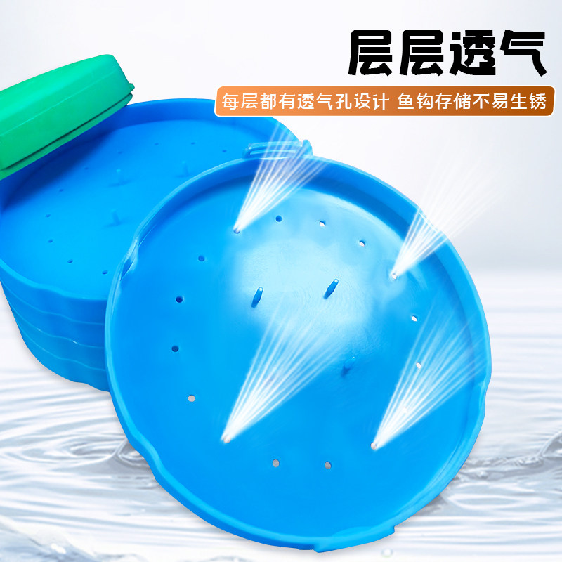 翻板钩盒翻板钩收纳盒鱼钩配件盒夹饼钩盘钩爆炸钩盒单层收纳盒子,淘宝优惠券,粉丝福利购,淘宝优惠卷