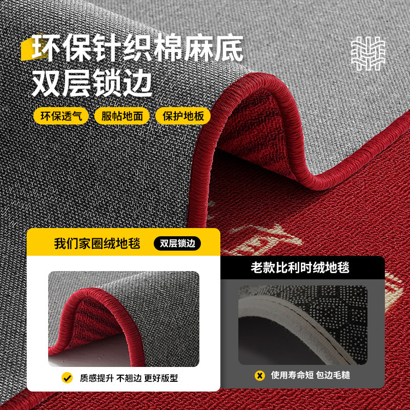 Environmentally friendly, formaldehyde-free and odorless entry floor mats with customizable sizes