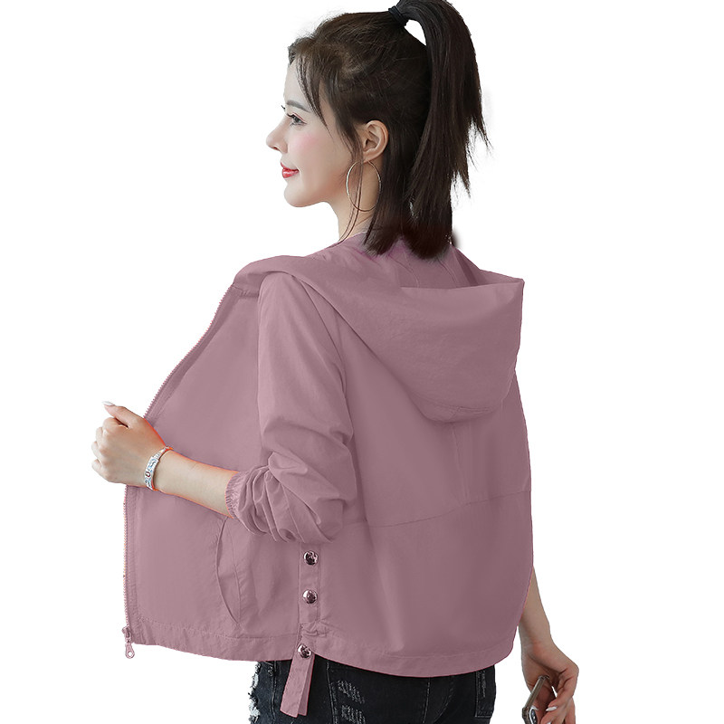 短款小个子2020夏季新款韩版防晒衣 呦咔短外套