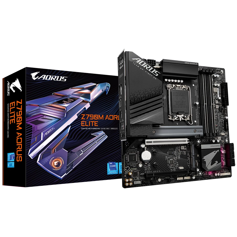 技嘉微星Z790 M AORUS UD ELITE AX ICE P 刀锋WIFI 小冰雕 主板 - 图1