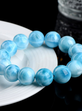 久雅水晶高货海纹石手链批发