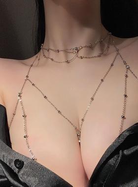 闪钻欧美性感胸链锁骨链