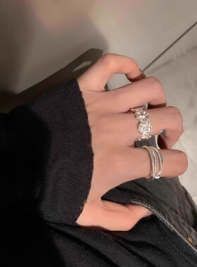 花朵戒指女ins2025年新款