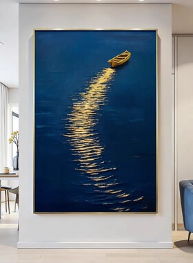 现代简约客厅沙发背景墙装饰挂画入户玄关走廊过道电表箱遮挡壁画