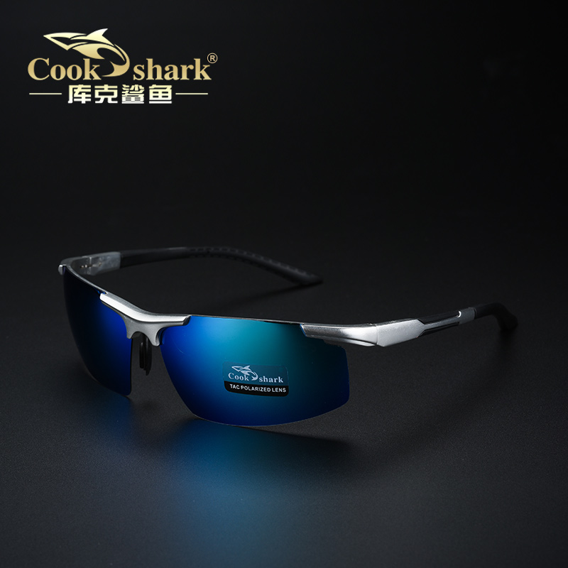 库克鲨鱼太阳镜男士偏光司机镜开车炫彩眼镜墨镜潮男 cookshark 库克鲨鱼太阳镜男士偏光司机镜开车炫彩眼镜墨镜潮男 cookshark