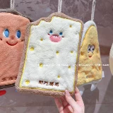 Мультяшное быстросохнущее коралловое полотенце, носовой платок, увеличенная толщина, хорошо впитывает воду