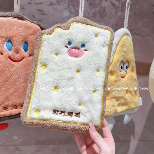 Мультяшное быстросохнущее коралловое полотенце, носовой платок, увеличенная толщина, хорошо впитывает воду